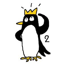 [LINEスタンプ] 【王冠ペンギン】の毎日～家族同士編