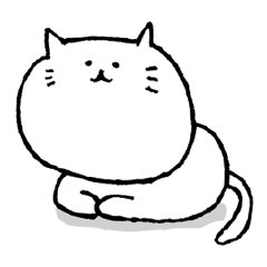 [LINEスタンプ] まるっこねこ