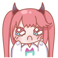 [LINEスタンプ] ちび悪魔 Mちゃん