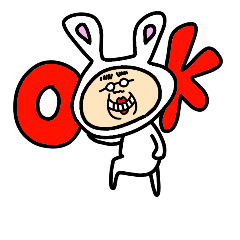 [LINEスタンプ] 坂ぐっさん(うさぎ)