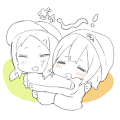 [LINEスタンプ] ずうちゃんていちゃんなかよしスタンプ