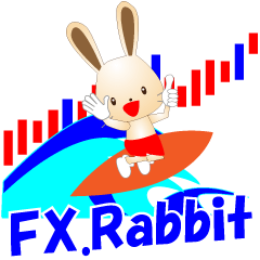 [LINEスタンプ] FXで稼ぐウサギ