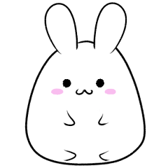 [LINEスタンプ] うちのうさぎと日常