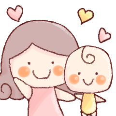 [LINEスタンプ] 子育てママさん用のやさしいスタンプ