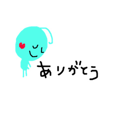 [LINEスタンプ] へんなあのこたち