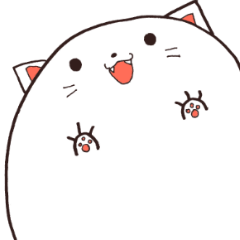 [LINEスタンプ] 甘辛まんじゅう猫