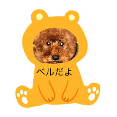 [LINEスタンプ] トイプードルの【ベル】