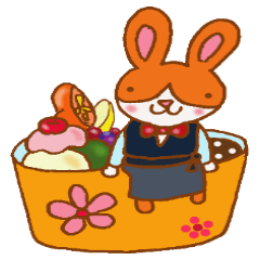 [LINEスタンプ] mimi ＆ yui @ cafe ＆ cafe