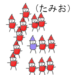 [LINEスタンプ] どこからきたのかわからない偽たみお3号