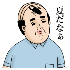 [LINEスタンプ] 父のつぶやき 8 【夏ですね編】