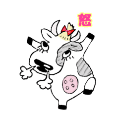 [LINEスタンプ] ホルスタイン