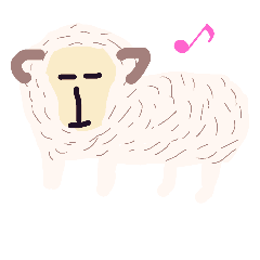 [LINEスタンプ] 草羊