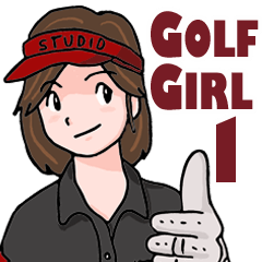 [LINEスタンプ] ゴルフ女子 Vol.1の画像（メイン）
