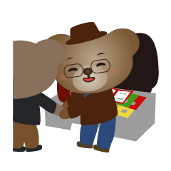 [LINEスタンプ] Dabby Bear 3の画像（メイン）